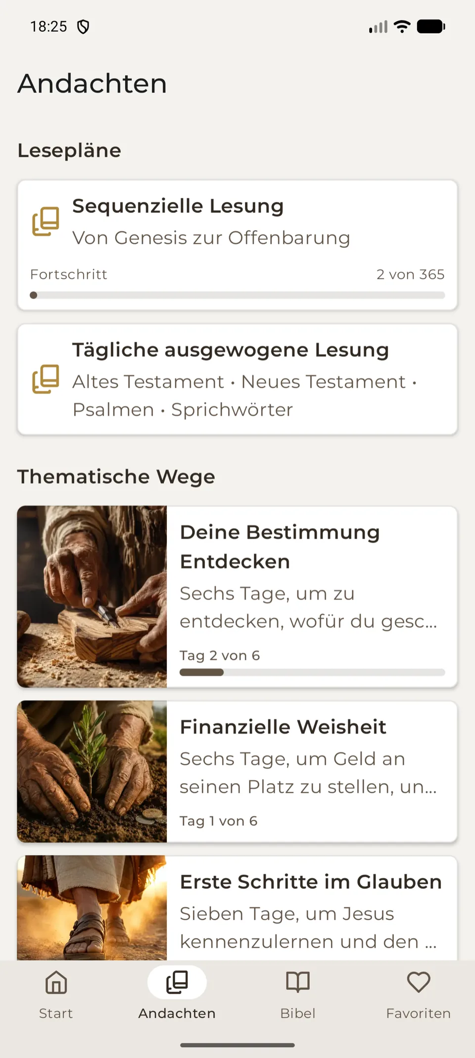 Andachtsreisen