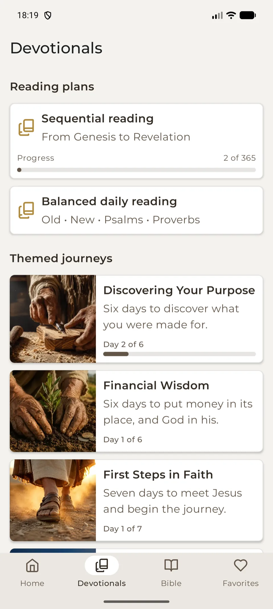 Devotional journeys