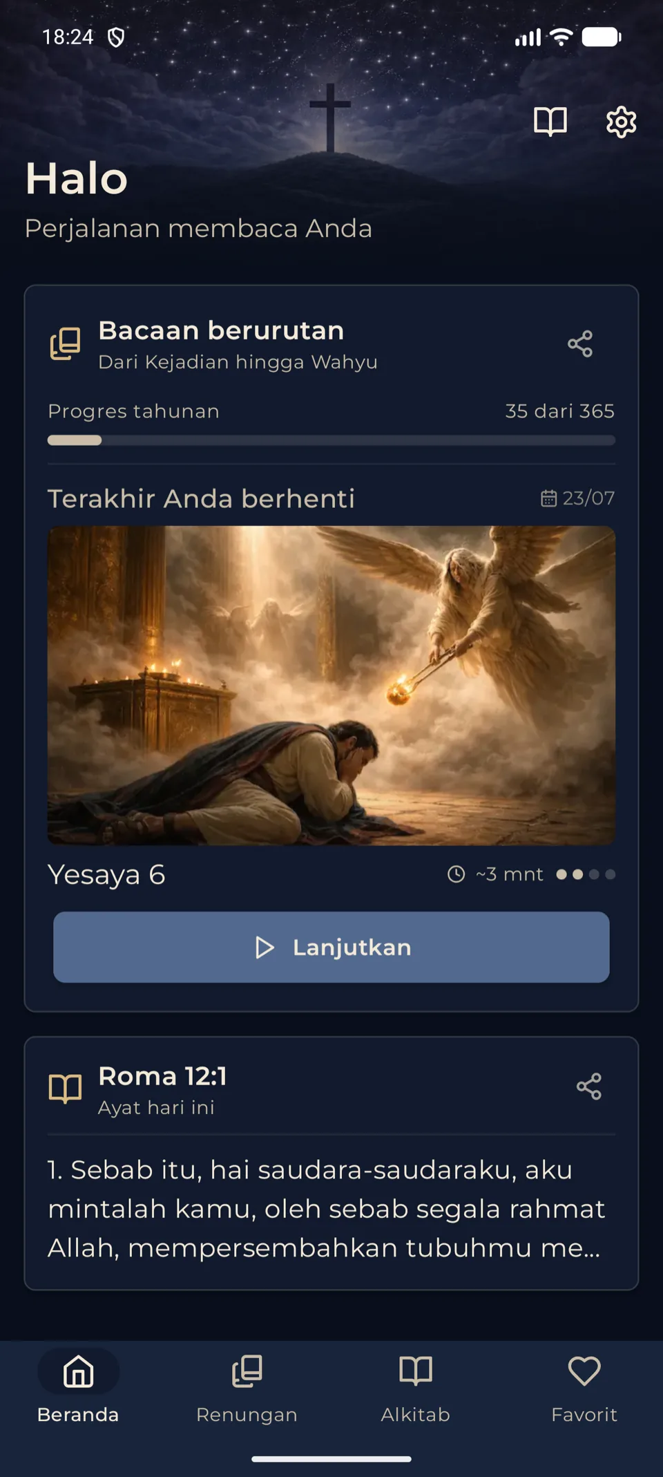 Mode terang dan gelap di Android