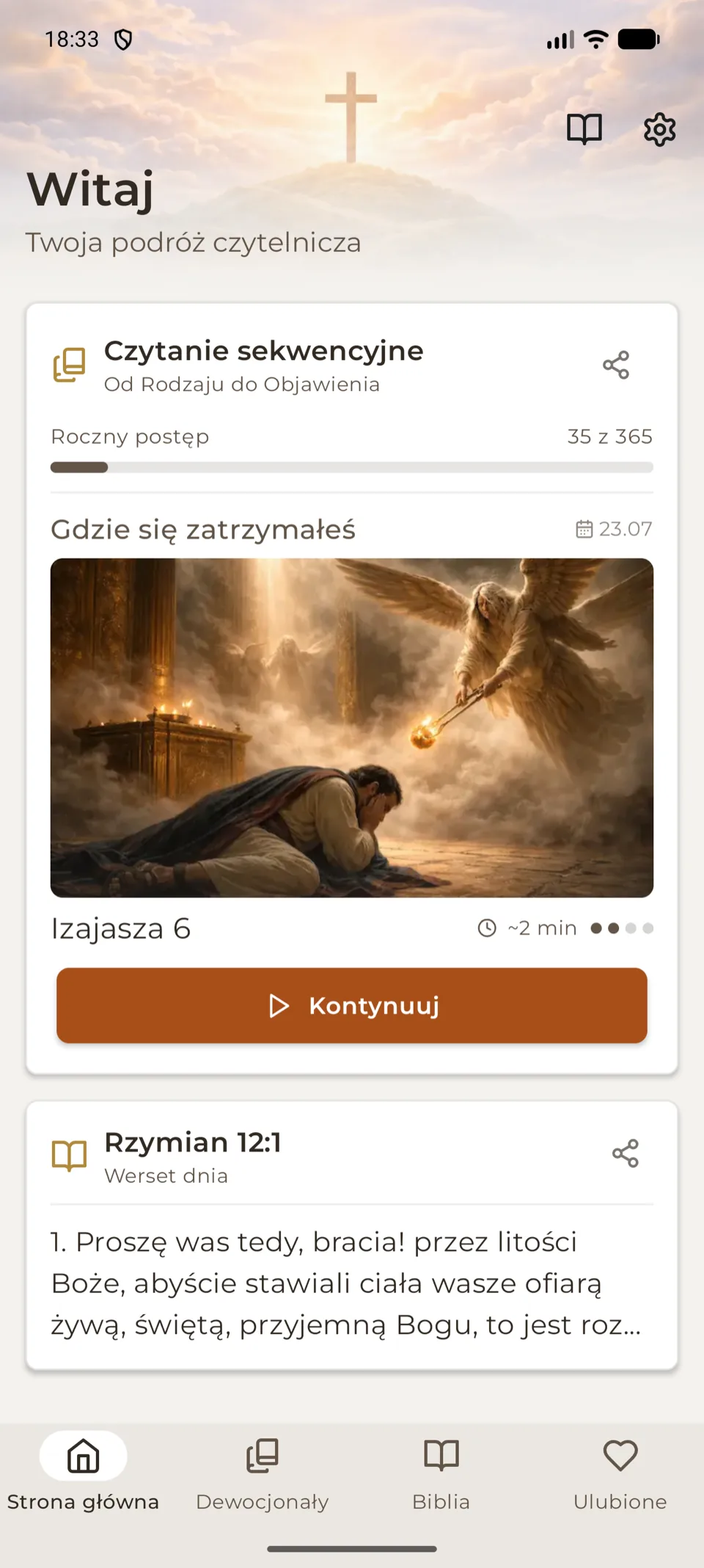 Roczny plan Biblii 365 na Androidzie
